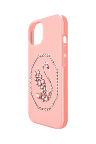Carcasa iPhone 13 Pro con cristales Swarovski Cygne - Rosa