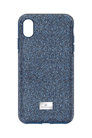 Carcasa iPhone XS Max con cristales Swarovski High - Azul marino