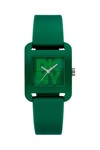 Reloj de cuarzo de silicona - Verde