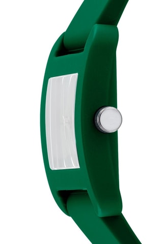 Reloj de cuarzo de silicona - Verde