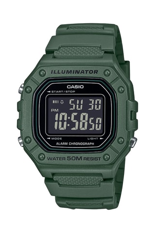 Reloj digital de resina - Cronógrafo - Verde y negro