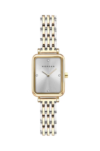 Reloj de cuarzo de aleación de cinc - Plateado y dorado