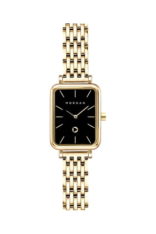 Reloj de cuarzo de aleación de cinc - Dorado y negro