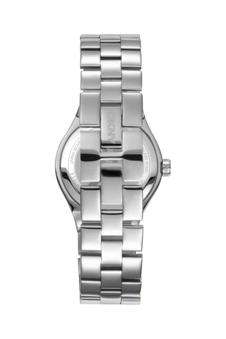 Reloj de cuarzo de acero - Plateado y rosa