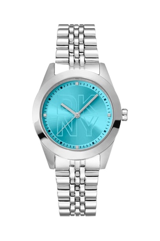 Reloj de cuarzo de acero - Plateado