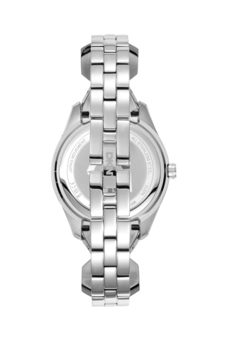 Reloj de cuarzo de acero - Plateado