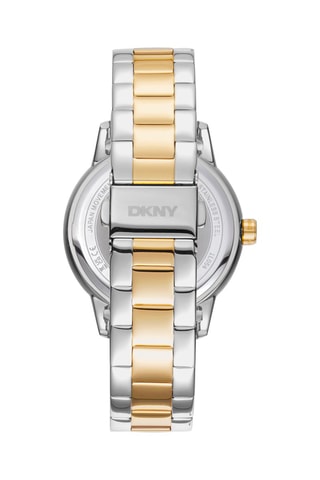 Reloj de cuarzo de acero Active - Marcador 24 h - Plateado y dorado