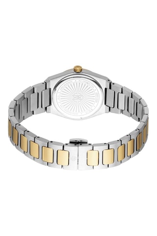 Reloj de cuarzo de acero - Plateado y dorado