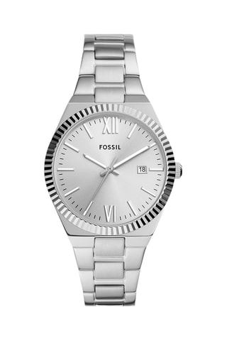 Reloj de cuarzo de acero inoxidable - Plateado