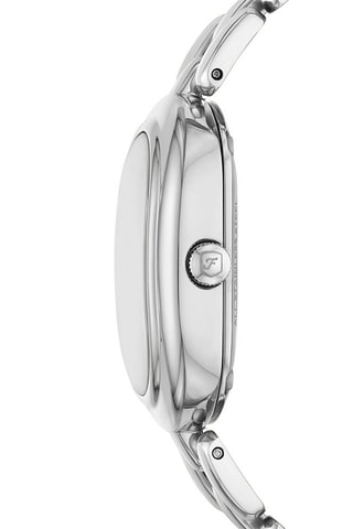 Reloj de cuarzo de acero - Plateado