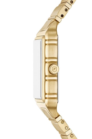 Reloj de cuarzo de acero - Dorado