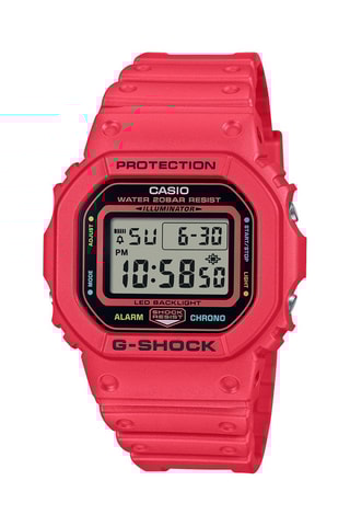 Reloj digital de cuarzo de resina The Origin - Rojo