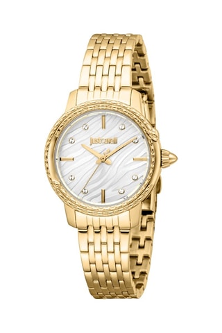 Reloj de cuarzo de acero - Dorado