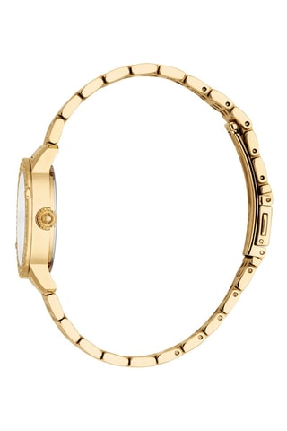 Reloj de cuarzo de acero - Dorado