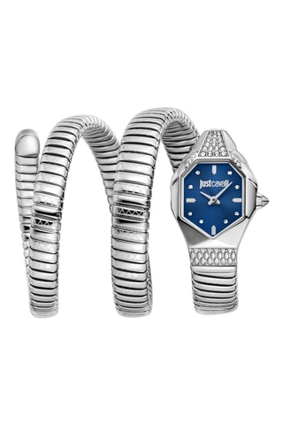 Reloj de cuarzo de acero - Plateado