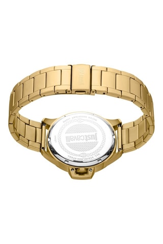 Reloj de cuarzo de acero - Dorado