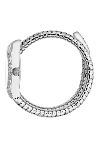 Reloj de cuarzo de acero - Plateado