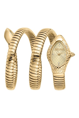 Reloj de cuarzo de acero - Dorado