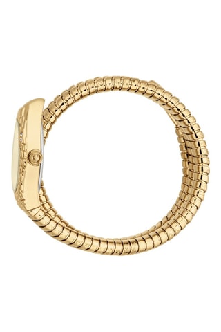 Reloj de cuarzo de acero - Dorado