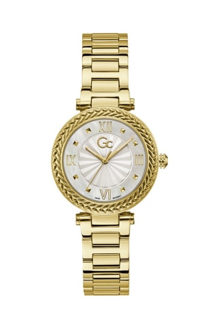 Reloj de cuarzo de acero - Dorado