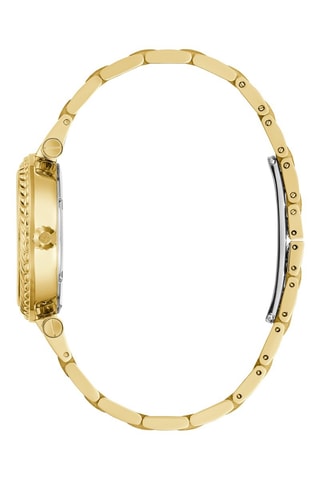 Reloj de cuarzo de acero - Dorado