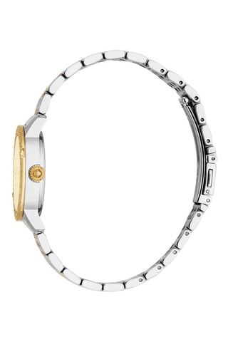 Reloj de cuarzo de acero - Plateado y dorado