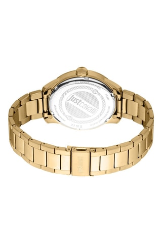 Reloj de cuarzo de acero - Dorado