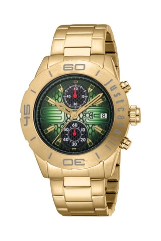 Reloj de acero inoxidable - Cronógrafo - Dorado