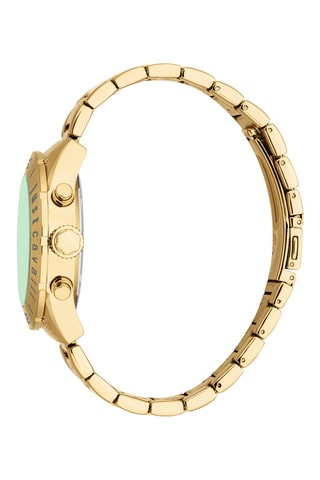 Reloj de acero inoxidable - Cronógrafo - Dorado