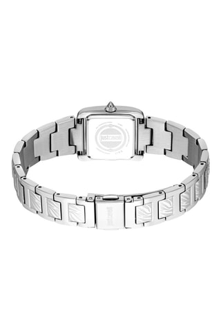 Montre à quartz en acier - Argenté et noir