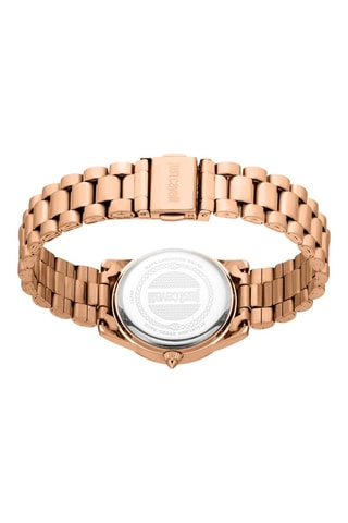 Reloj de cuarzo de acero con cristales checos