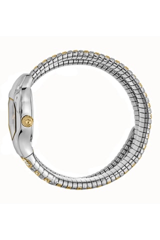 Reloj de cuarzo de acero - Plateado y dorado