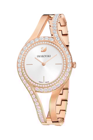 Reloj de cuarzo de acero y chapado en oro rosa Ethernal