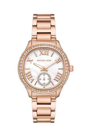 Reloj de cuarzo de acero inoxidable - Dorado