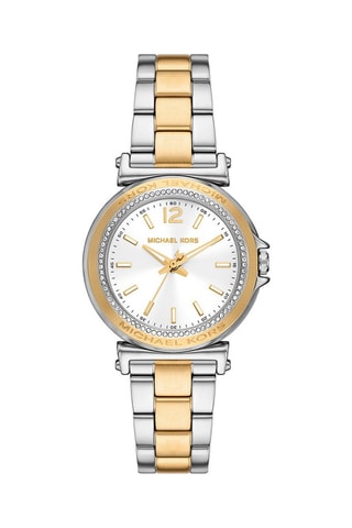 Reloj de cuarzo de acero inoxidable - Bicolor y dorado