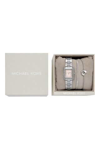 Reloj de cuarzo de acero inoxidable - Plateado