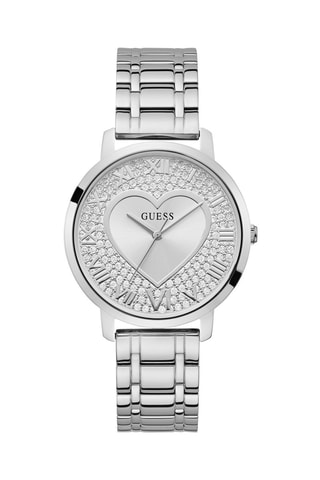 Reloj de cuarzo de acero inoxidable - Plateado