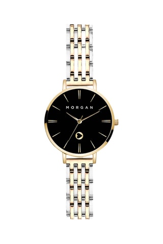 Reloj de cuarzo de aleación de cinc - Plateado y dorado