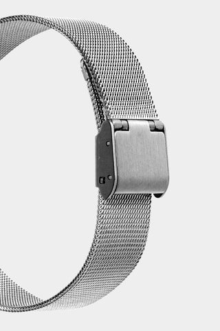 Reloj de cuarzo de acero - Plateado y verde