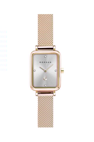 Reloj de cuarzo de acero - Dorado