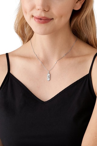 Collar - Plata y circonita