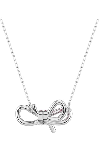 Collar Lifelong Bow - Plateado