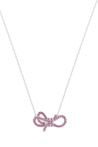 Collar Lifelong Bow - Plateado