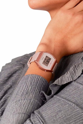 Reloj digital de resina - Cronómetro - Rosa claro y rosa dorado