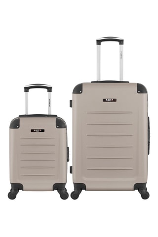 Valigia XXS e valigia media (XXS/M) Opéra - 46/65 cm - Beige chiaro