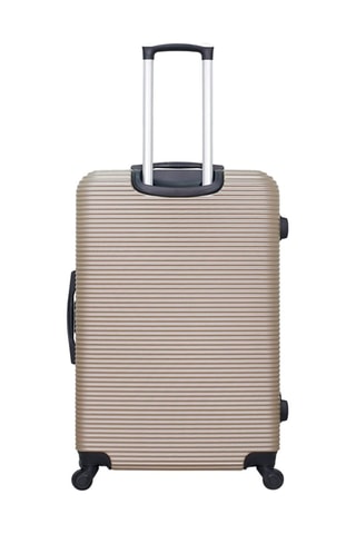 Valigia media e valigia grande (L/M) London - 64/95 l - Nero e beige