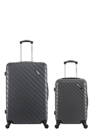 Bagaglio a mano e valigia grande - Grigio - 55/75 cm