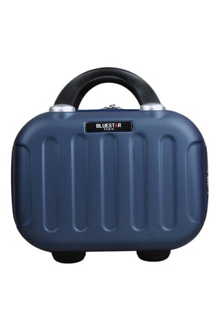 Beauty-case Madrid-K - 30 cm - Nero e blu