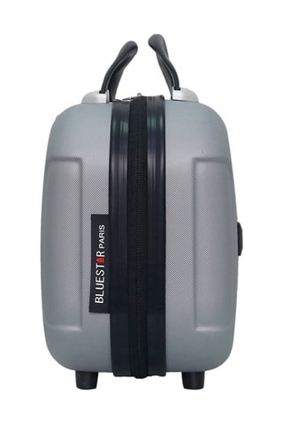 Beauty-case Madrid-K - 30 cm - Nero, argentato e grigio