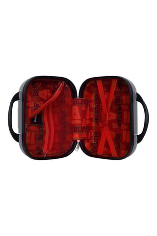 Beauty-case Madrid-K - 30 cm - Nero, argentato e grigio